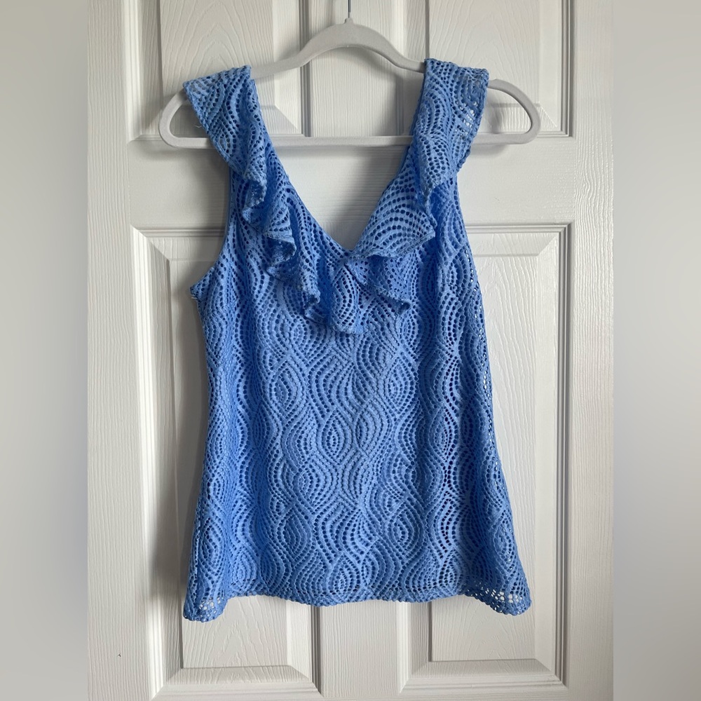 Lilly Pulitzer Periwinkle blue sleeveless top